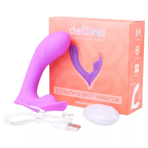 Desirel Insider - vibrador ponto G e próstata - silicone - roxo