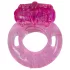 Vibrador peniano descartável anel vibratório silicone rosa