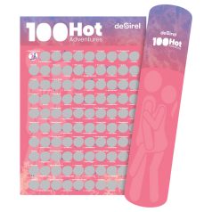   Desirel - Jogo de Pôster Raspadinha com 100 Posições Sexuais