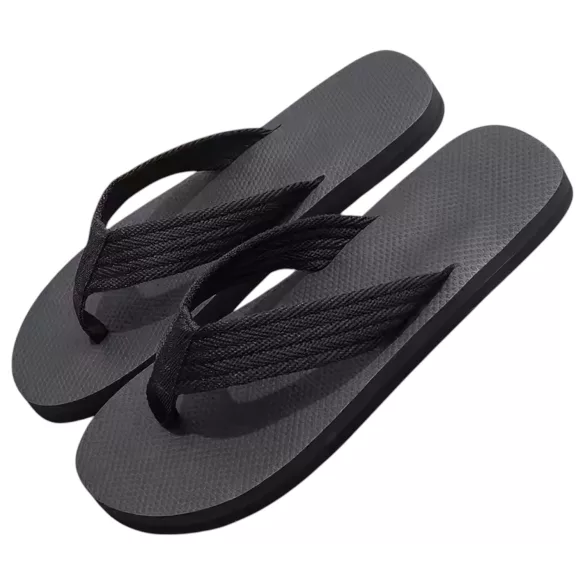 Flip-flop - chinelo erótico - estampa de pênis - preto