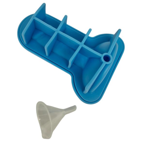 Molde de Gelo Divertido em Forma de Pênis (Azul)