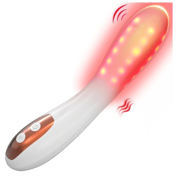 IntiGlow - Vibrador LED Rejuvenescedor de Ponto G (branco)