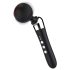 Vibrador massageador recarregável curvado (preto)