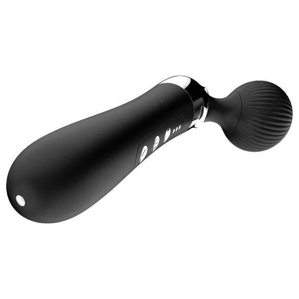 Curvado - vibrador massageador - recarregável - preto