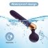 Vibrador massageador recarregável curvado (preto)