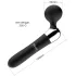 Curvado - vibrador massageador - recarregável - preto