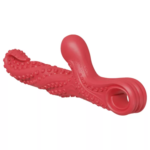 Monster Fuck - vibrador com estimulador de clitóris tipo polvo