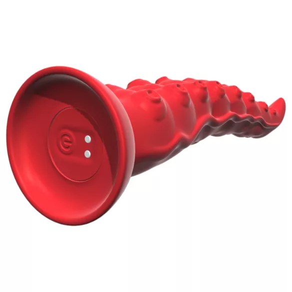 Vibrador Tentáculo com Ventosas e Controle Remoto (vermelho)