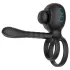 Biu-Biu - anel peniano e vibrador casal - silicone preto