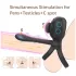 Biu-Biu - anel peniano e vibrador casal - silicone preto