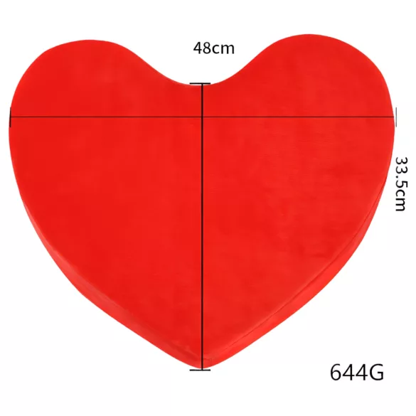 Magic Pillow - almofada sexual coração - vermelho