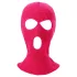 Balaclava - máscara de malha com 3 aberturas (rosa escuro)