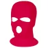 Balaclava - máscara de malha com 3 aberturas (rosa escuro)