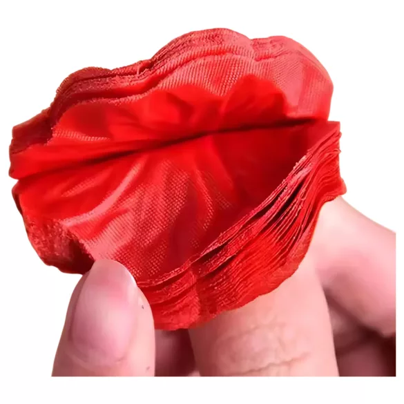 Pétalas de rosa artificiais - 500 unidades - vermelho