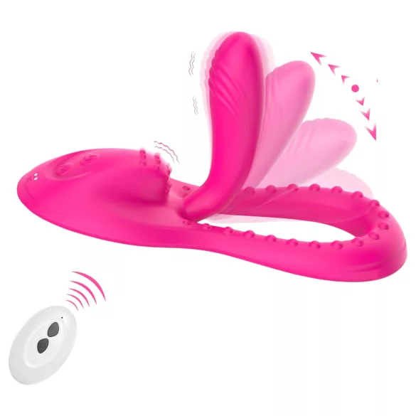Mroow - vibrador de almofada flexível (rosa)