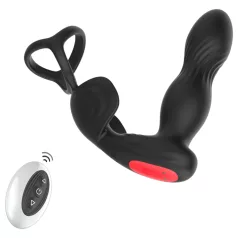 Mroow - anel vibratório prostático (preto)