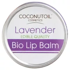 Óleo de coco - bálsamo labial biológico - lavanda (10 ml)