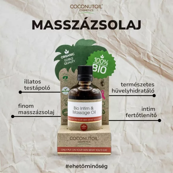 Coconutoil - óleo íntimo e de massagem bio - 80ml