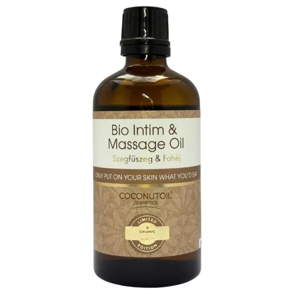 Coconutoil - óleo íntimo e de massagem bio - cravo e canela - 80ml