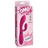 OMG! Rabbits - Vibrador com Estimulador de Clitóris (rosa)