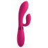 OMG! Rabbits - Vibrador com Estimulador de Clitóris (rosa)