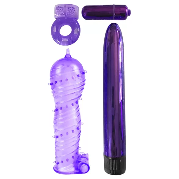 Classix - kit de vibradores para casais - roxo