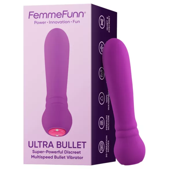 FemmeFunn - vibrador bullet recarregável premium - silicone lilás