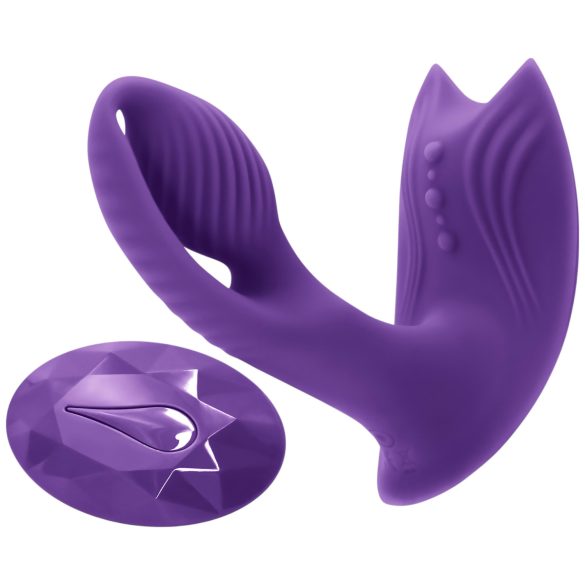 Inya Bump-N-Grind - 2em1, aquecimento e vibração (roxo)