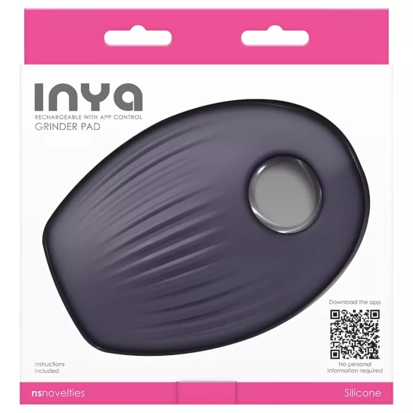Inya Grinder Pad - vibrador almofada inteligente - silicone roxo