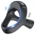 AlvUp - anel peniano e escrotal vibratório - silicone preto