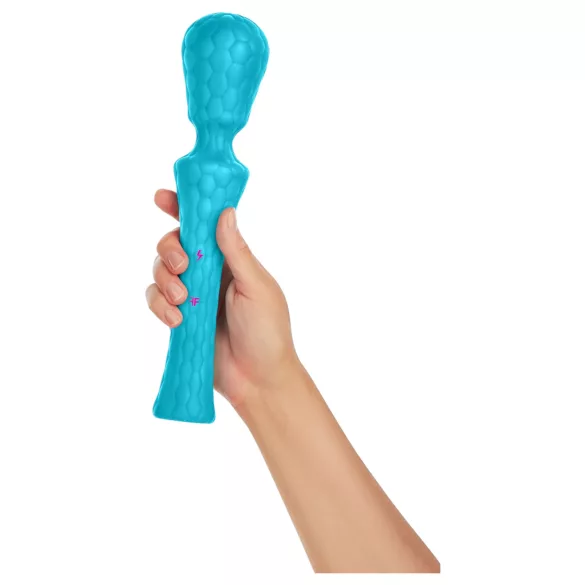 FemmeFunn - vibrador massageador varinha XL - recarregável silicone turquesa