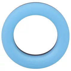   Doc Johnson The Big O - anel peniano vibratório luminoso - silicone azul