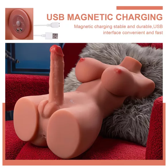 XISE - vibrador torso com função de impulso - Lady Boy
