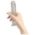 Dildo Addiction Crystal com Ventosa Transparente 18cm