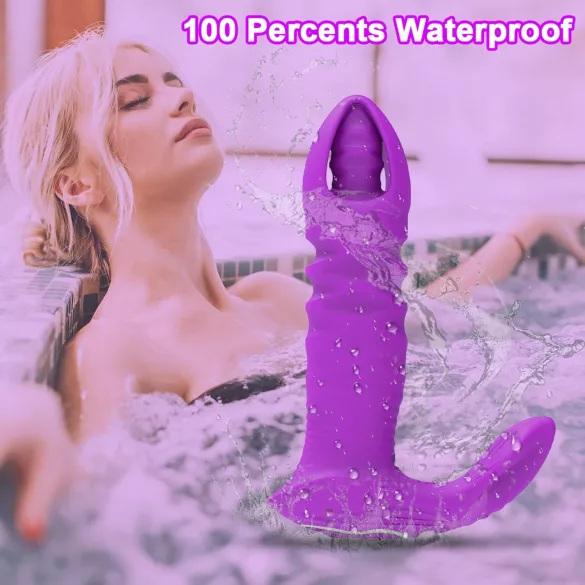 AlvUp - vibrador anal com impulso inteligente - silicone roxo