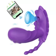AlvUp - vibrador vestível controlado por app (roxo)