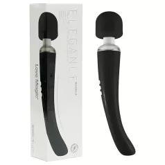   Love Magic Elegance Wand - vibrador massageador recarregável - silicone preto