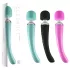 Love Magic Elegance Wand - vibrador massageador recarregável - silicone preto
