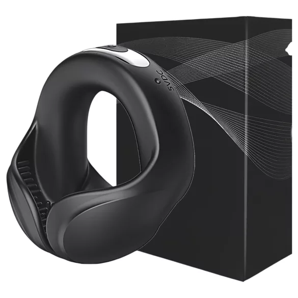 AlvUp - anel peniano vibratório - silicone preto