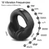 AlvUp - anel peniano vibratório - silicone preto