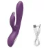 AlvUp - vibrador estimulador ponto G com orelhas - silicone lilás