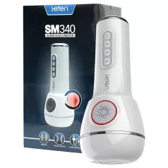   LETEN SM340 - masturbador masculino vibratório e sucção recarregável com gemidos