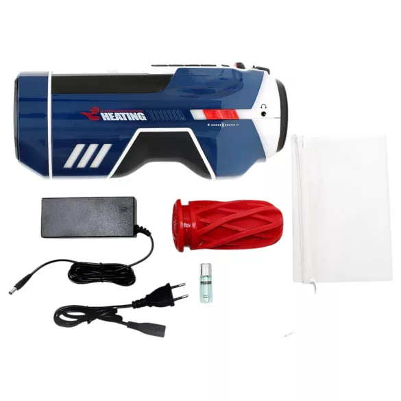 Leten SM Future Pro - masturbador elétrico aquecedor com sons e pressão (azul)