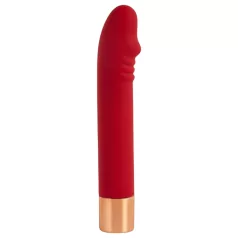   Charming Vibe Dick - vibrador ponto G recarregável - silicone vermelho