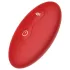 Rose Plug - vibrador anal com controle remoto recarregável - silicone vermelho