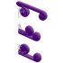 Snail Vibe Duo - vibrador recarregável 3 em 1 (roxo)