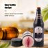 Lonely - Vagina realista em garrafa de cerveja (natural-preto)