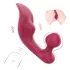 Sex HD Chomper - vibrador clitóris e anal - silicone vermelho