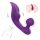 Vibrador à prova d'água para clitóris e ânus - roxo vibrante