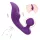 Sex HD Chomper - vibrador clitóris e anal à prova d'água - roxo